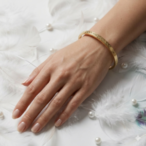 Heart kada bracelet
