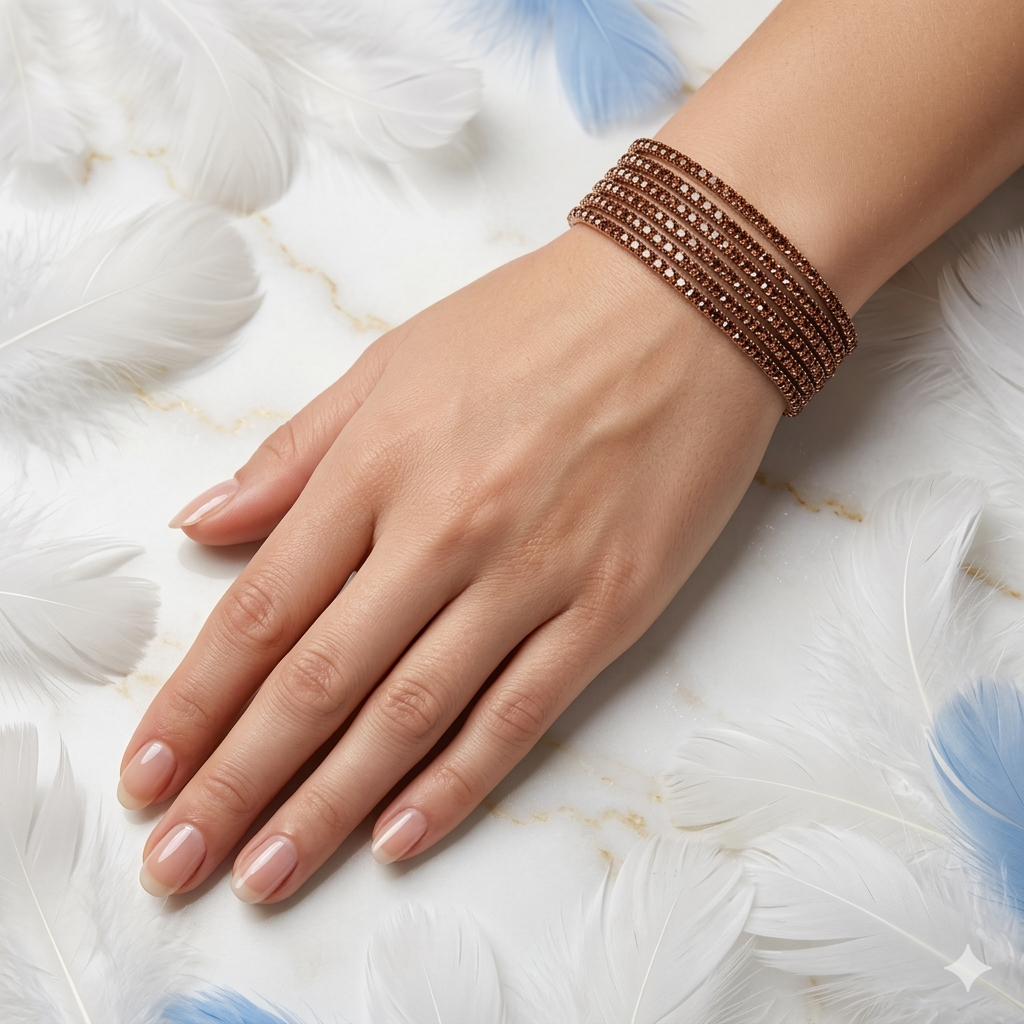 Tennis Streachable Bracelet Set