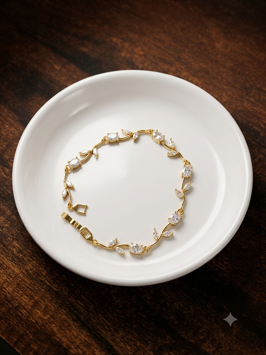 White tulip bracelet